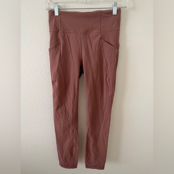 Lululemon Athletica Dusty Rose Leggings ‘31 1/2 - Picture 1 of 3